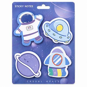 BLOCO DE ANOTACOES ASTRONAUTA