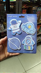 BLOCO DE ANOTACOES ASTRONAUTA