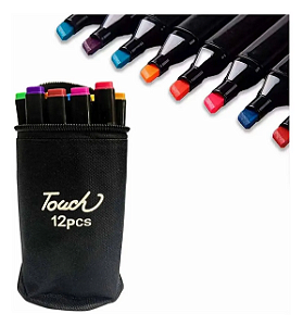 BOX CANETINHA TOUCH 12 CORES
