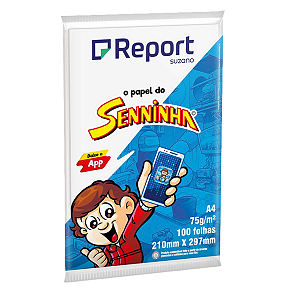 REPORT SENNINHA A4 BRANCO PCT C/100 FOLHAS