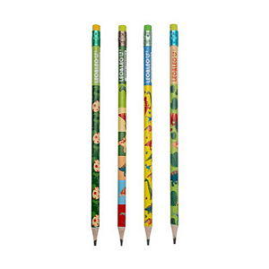 LAPIS GRAFITE HB RESINA DINO RED.C/BORR UNIDADE LEO E LEO7897256220947