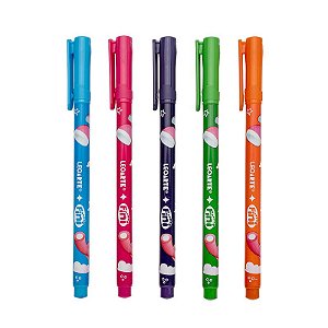 CANETA GEL CORPO ESTAMPADO 0.6 FINI UNIDADE LEO E LEO