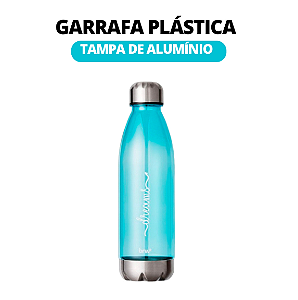 GARRAFA PLÁSTICA ESTAMPADA C/ TAMPA AL - 700ML - AZUL PASTEL - DREAMS BRW