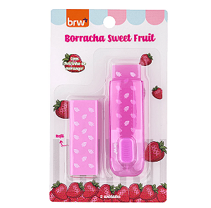 BORRACHA SWEET FRUIT C/ REFIL UNIDADE BRW