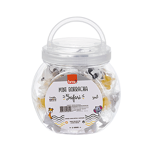 BORRACHA MINI - SAFARI UNIDADE BRW