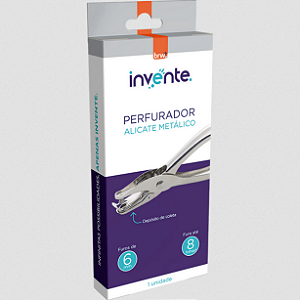 PERFURADOR DE METAL 1 FURO - 6MM BRW