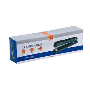 GRAMPEADOR DE METAL PARA 30FLS - BASE DE 20,8CM - PRETO BRW