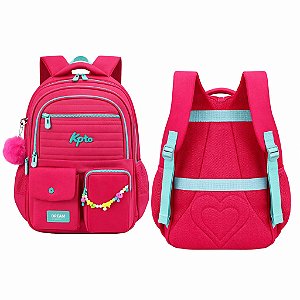 MOCHILA KPTO DREAM PINK E VERDE