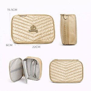 ESTOJO BOX OHBAG DOURADO