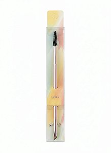 PINCEL ROSE 2 EM 1 CHANFRADO E ESCOVA P/ SOBRANCELHA