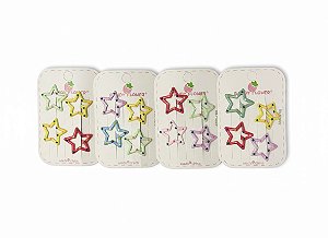 KIT C/ 4 TIC TAC ESTRELA COLORIDO