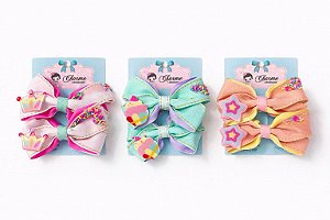 LAÇO P/ CABELO COLORIDO UNIDADE