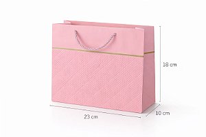 EMBALAGEM SACOLA PARA PRESENTE 23X18X10cm