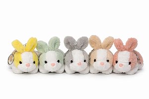 CHAVEIRO COELHO DE PELUCIA EM CORES SORTIDAS UNIDADE