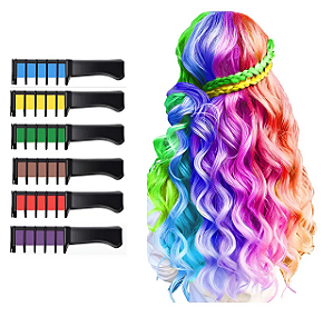 PENTE C/ TINTA CABELO GIZ TEMPORARIA UNIDADE