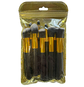 KIT 10 PINCEIS PARA MAQUIAGEM PEQUENO