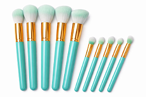 KIT 10 PINCEIS PARA MAQUIAGEM PEQUENO