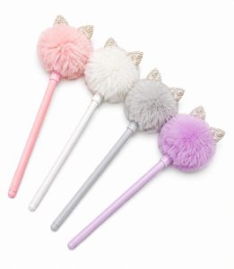 CANETA POMPOM GATINHO UNIDADE IMPORTADO