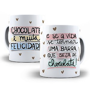 CANECA PASCOA CHOCOLATE E MUITA FELICIDADE