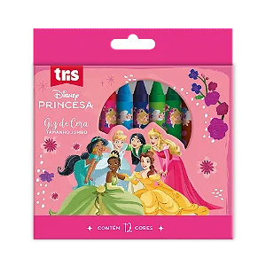 GIZ CERA JUMBO PRINCESAS 12 CORES TRIS