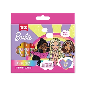 GIZ CERA JUMBO BARBIE 12 CORES TRIS