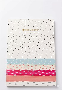 CADERNO A5 32 FLS DOTS BEE UNIQUE