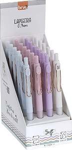 LAPISEIRA PLÁSTICA SOFT 0,9 MM CX C/24 UNID BRW
