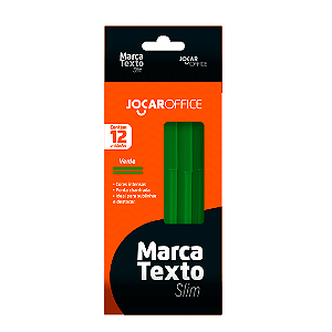 MARCA TEXTO SLIM VERDE CX/12 UNDS LEO E LEO