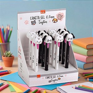 CANETA ESFEROGRÁFICA DIVERT GEL 0.7MM TUGTON CX C/12 UNID BRW