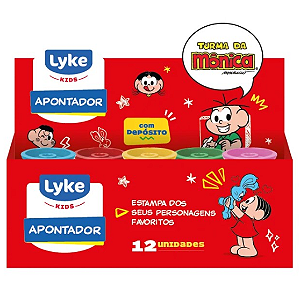 APONTADOR TURMA DA MONICA CX C/12 UN LYKE