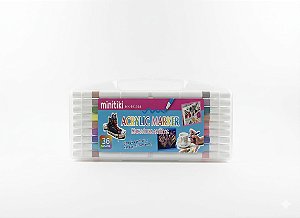 MARCADORES DE ACRILICO C/36 CANETINHAS