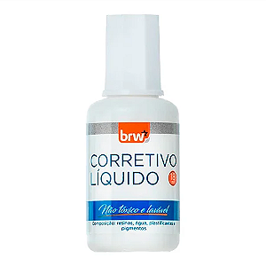 CORRETIVO LÍQUIDO 18ML UNIDADE BRW