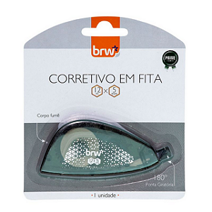 CORRETIVO EM FITA - PRIME -  12M X 5MM - BLISTER C/ 1UN BRW