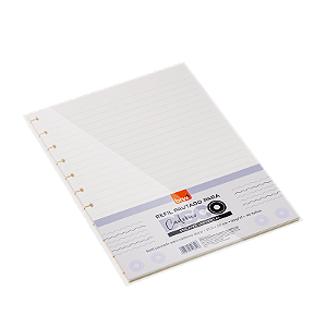 REFIL MIOLO OFF WHITE CADERNO DISCO PAUTADO - 40 FLS - 275 X 200MM BRW
