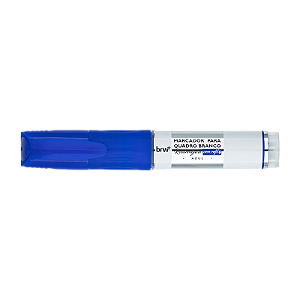 MARCADOR QUADRO BRANCO RECARREGÁVEL COM CARTUCHO  AZUL - LINHA PRIME - UNIDADE BRW