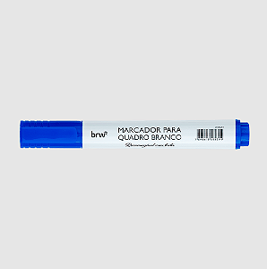 MARCADOR QUADRO BRANCO RECARREGÁVEL COM TINTA AZUL - LINHA PRIME - UNIDADE BRW