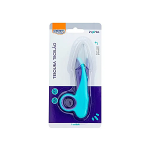 TESOURA TECELÃO 12,6CM - BLISTER C/ 1UN BRW