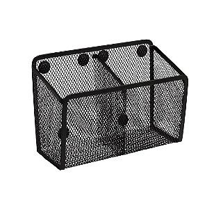 PORTA MARCADOR QUADRO BRANCO ARAMADO IMANTADO - DUPLO - PRETO BRW