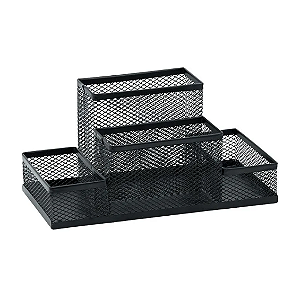 ORGANIZADOR ARAMADO ILHA 4 COMPART. - PRETO