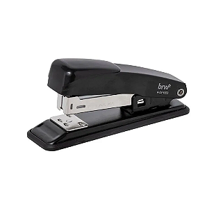 GRAMPEADOR DE METAL PARA 20FLS - BASE DE 11,5CM - PRETO - UNIDADE BRW