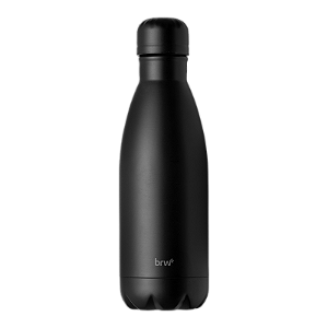 GARRAFA METÁLICA 500ML - PRETO UNIDADE BRW