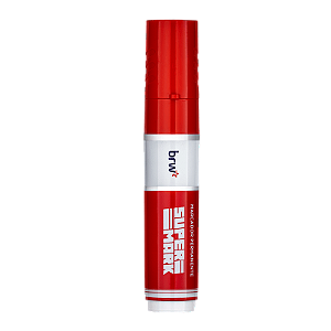 MARCADOR PERMANENTE SUPERMARK VERMELHO - UNIDADE BRW