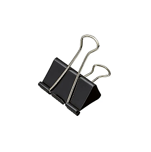 CLIPES PARA PAPEL BINDER 32MM - PRETO - UNIDADE BRW