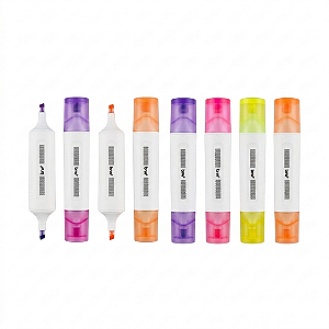 MARCA TEXTO PONTA DUPLA CLEAN TIP - UNIDADE BRW