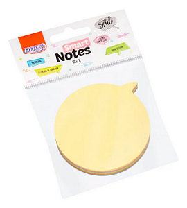 BLOCO SMART NOTES 70X70MM BALÃO - PASTEL - 100FLS -  1 BLOCO