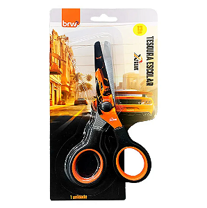 TESOURA ESCOLAR X-TREME 13CM BRW UNIDADE