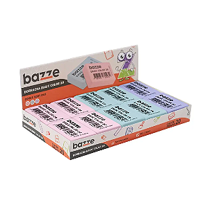 BORRACHA BASIC COLORS CX C/ 20UN BAZZE