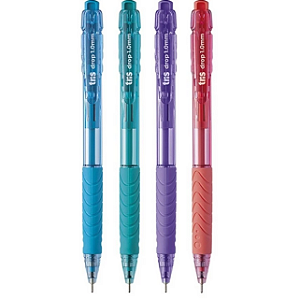 CANETA ESFEROGRAFICA DROP RET 1.0 UNIDADE TRIS