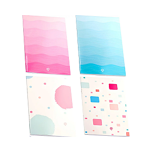 CADERNO GRAMPEADO 40FLS 120X180MM TUTTI FRUIT BRW