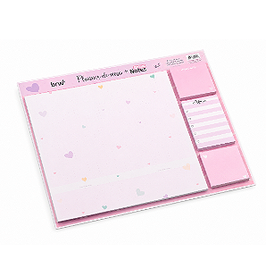 PLANNER DE MESA C/3 SMART NOTES 280X240MM 54 FOLHAS CD BRW